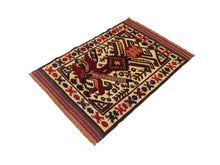 Load image into Gallery viewer, Vintage Kilim-Stunning Square Herati Kilim Carpet Mixed Rug