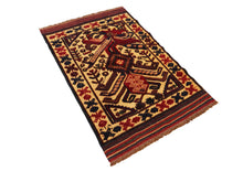 Load image into Gallery viewer, Vintage Kilim-Stunning Square Herati Kilim Carpet Mixed Rug