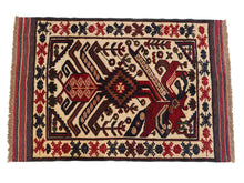 Load image into Gallery viewer, Vintage Kilim-Stunning Square Herati Kilim Carpet Mixed Rug