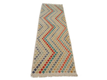 Load image into Gallery viewer, Runner Kilim /Andkhoi Tribal Design