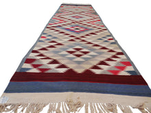 Load image into Gallery viewer, Runner Kilim-Andkhoi Tribal Design