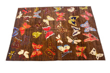 Load image into Gallery viewer, Oriental Gaba Rug- Turkmen-Butterfly Design