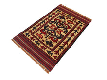 Load image into Gallery viewer, Vintage Kilim-Stunning Square Herati Kilim Carpet Mixed Rug
