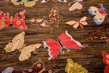 Load image into Gallery viewer, Oriental Gaba Rug- Turkmen-Butterfly Design
