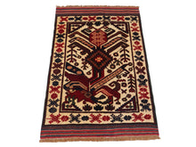 Load image into Gallery viewer, Vintage Kilim-Stunning Square Herati Kilim Carpet Mixed Rug
