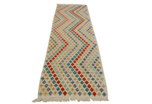 Load image into Gallery viewer, Runner Kilim /Andkhoi Tribal Design
