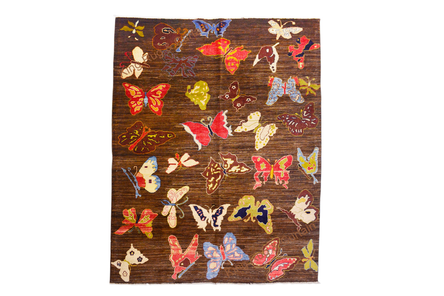 Oriental Gaba Rug- Turkmen-Butterfly Design