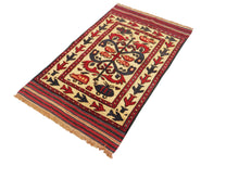 Load image into Gallery viewer, Vintage Kilim-Stunning Square Herati Kilim Carpet Mixed Rug
