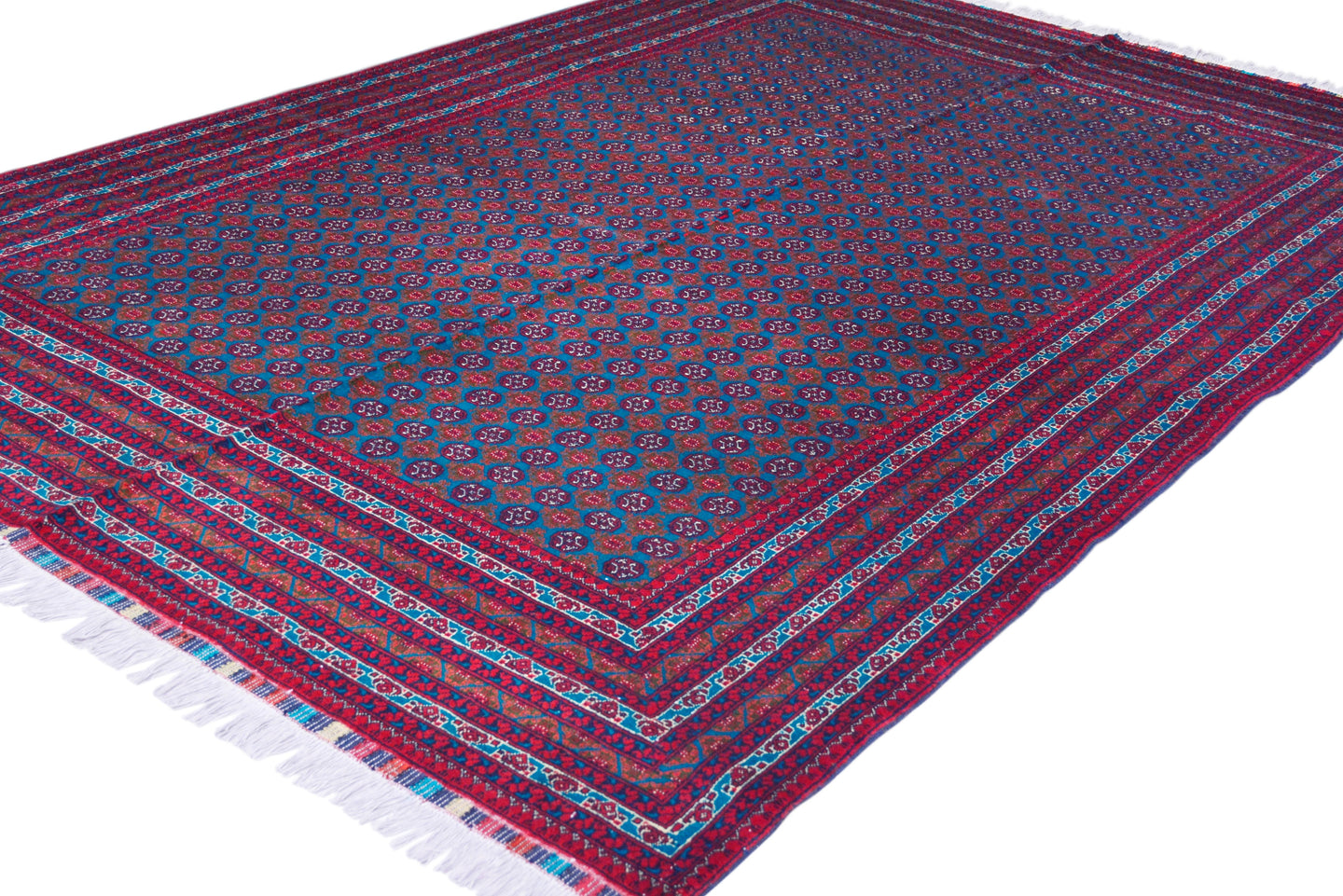 Vintage Oriental Rug (Kowaja Roshna -Mazar Design-Mazar Tribal Rug)