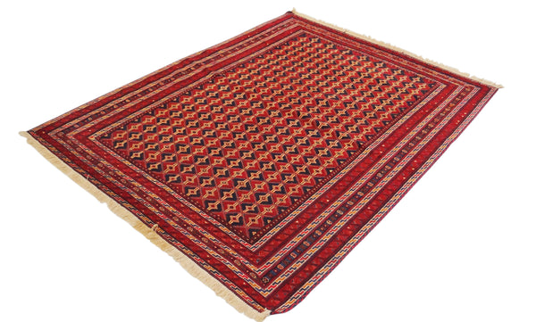 Vintage Tribal Mashwani rug kilim